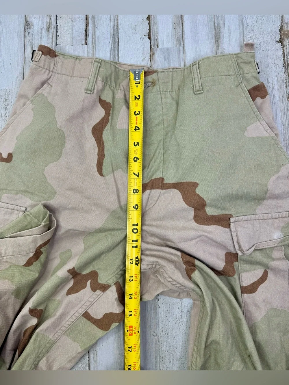 US Army Pant Mens 32x34 Camo Cargo Tapered Military Uniform Combat